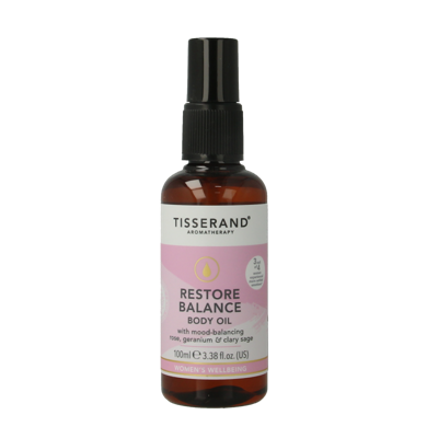 Tisserand Restore balance massage & body oil 100 Milliliter