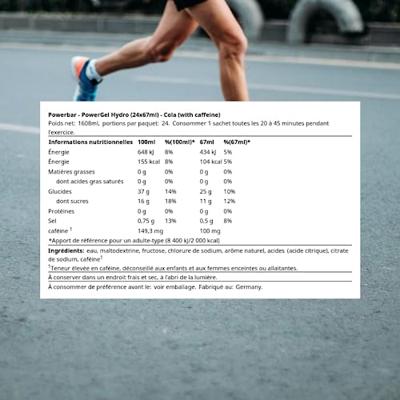 Powerbar HydroGel Cola (24x67ml) Powerbar HydroGel Cola (24x67ml)