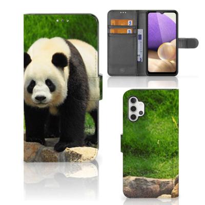 Samsung Galaxy A32 4G | Telefoonhoesje | Met pasjeshouder | Panda