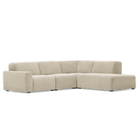 Hoekbank Soho Beige Stof - thumbnail