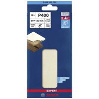Bosch Accessories EXPERT M480 2608900742 Schuurnet voor vlakschuurmachine Ongeperforeerd Korrelgrootte (num) 400 (l x b) 133 mm x 80 mm 10 stuk(s) - thumbnail