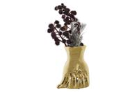 Vaas DKD Home Decor Gouden Keramiek 17 x 12 x 21 cm (2 Stuks) - thumbnail