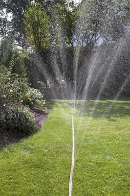 Gardena Sprinkler Hose 7.5m - Flexible Watering Solution for Gardens, Including Connectors and 10-Year Warranty