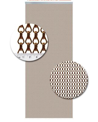 Vliegengordijn Aluminium Bruin - 100cm x 240cm Vliegengordijn Aluminium Bruin - 100cm x 240cm