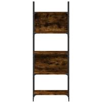 Boekenkast 5-laags 60,5x24x166,5 cm bewerkt hout gerookt eiken - thumbnail