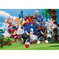 Clementoni legpuzzel sonic, 104st. - thumbnail