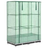 Plantenbak verhoogd met kashoes 80x40x123 cm rattanlook - thumbnail