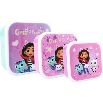 Snackboxset Gabby's Dollhouse 3-delig