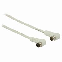 Nedis CSGP40100WT30 Coaxkabel 90 Db Iec (coax) Male Haaks - Iec (coax) Female Haaks 3,0 M Wit - thumbnail