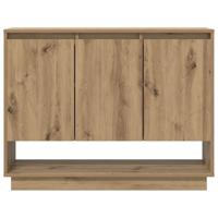 Dressoir Artisan Eiken 97 x 29 x 75 cm Bewerkt hout - thumbnail