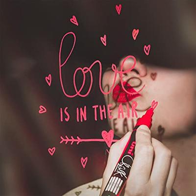 Uni-ball krijtmarker, ronde punt 1,8 - 2,5 mm, etui van 4 stuks, assorti Uni-ball krijtmarker, ronde punt 1,8 - 2,5 mm, etui van 4 stuks, assorti