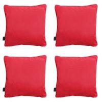 Sierkussen met bies Panama rood 45 cm x 45 cm (4 stuks) Madison - Madison - thumbnail