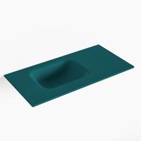 MONDIAZ LEX Smag solid surface inleg wastafel voor toiletmeubel 60cm. Positie wasbak links - thumbnail