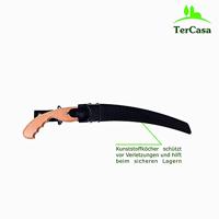 TerCasa JU-998500 Tuinzaag Gebogen Blad 33 cm met Kunststof Houder - thumbnail