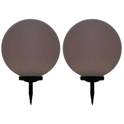 VidaXL Solarlampen 2 st led rond 50 cm rgb