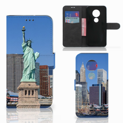 Motorola Moto G7 | G7 Plus | Flip Cover | Vrijheidsbeeld