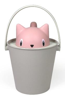 Emmercontainer United Pets Kattenvoer Roze/Grijs (20 x 28 cm)