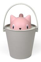 Emmercontainer United Pets Kattenvoer Roze/Grijs (20 x 28 cm) - thumbnail