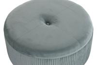 Voetensteun DKD Home Decor Groen Hout MDF Fluweel 70 x 70 x 28 cm - thumbnail