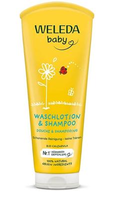 2-in-1 Gel en Shampoo Weleda Baby 200 ml Calendula