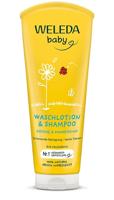 2-in-1 Gel en Shampoo Weleda Baby 200 ml Calendula - thumbnail