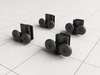 Wiesbaden Wielenset Voor Skyline Nisdeur/Cabine - thumbnail