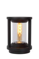 Lucide CADIX - Sokkellamp - Ø 16 cm - 1xE27 - IP65 - Zwart - thumbnail