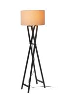Lucide TRAFALGAR - Vloerlamp - 1xE27 - Zwart - thumbnail