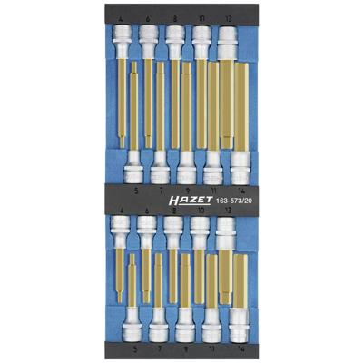 Hazet 163-573/20 163-573/20 Dopsleutelinzetset 4 mm, 4.5 mm, 5 mm, 5.5 mm, 6 mm, 7 mm, 8 mm, 9 mm, 10 mm, 11 mm, 12 mm, 13 mm, 14 mm 1/2 (12.5 mm) Hazet 163-573/20 163-573/20 Dopsleutelinzetset 4 mm, 4.5 mm, 5 mm, 5.5 mm, 6 mm, 7 mm, 8 mm, 9 mm, 10 mm, 11 mm, 12 mm, 13 mm, 14 mm 1/2 (12.5 mm)
