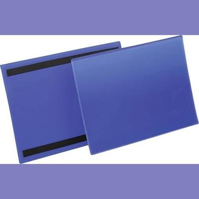 Durable Etikettenhouder | B297xH210mm blauw | magnetisch | pak a 50 stuks - 174507 174507 Durable Etikettenhouder | B297xH210mm blauw | magnetisch | pak a 50 stuks - 174507 174507