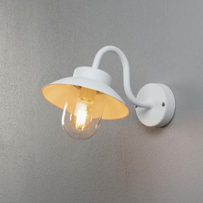 Konstsmide Vega Mini 417-250 Buitenlamp (wand), Wandlamp Spaarlamp, Gloeilamp, LED E27 Wit