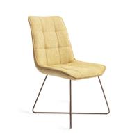 Jesper Home Eetkamerstoel 'Ota' Cross Rose, kleur Bumble Bee - thumbnail