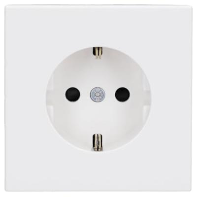 Jung LS1520KIWW Wandcontactdoos met randaarde Inzetstuk LS plus, LS design, LS 990 Alpine-wit 1 stuk(s)