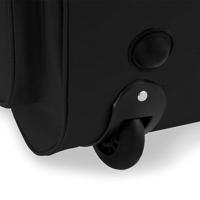 Trolley, reistas, zwart, afsluitbaar, met slot, 85 liter, roltas - thumbnail