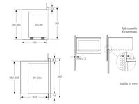 Magnetron Siemens AG BF525LMB1 Zwart 800 W 20 L - thumbnail