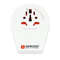 SKROSS | 1.500270 | World to CH Italy Brasil | International World Travel Adapter naar Zwitserland, Brazilië, Italië. Spanning en vermogen: 100V - 1000W / 250V – 2500W. - thumbnail