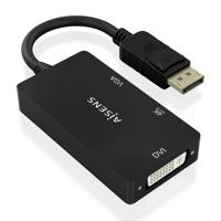 DisplayPort kabel Aisens A125-0861 Zwart 15 cm - thumbnail