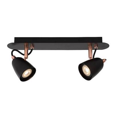 Lucide RIDE-LED - Plafondspot - LED Dimb. - GU10 - 2x5W 3000K - Koper