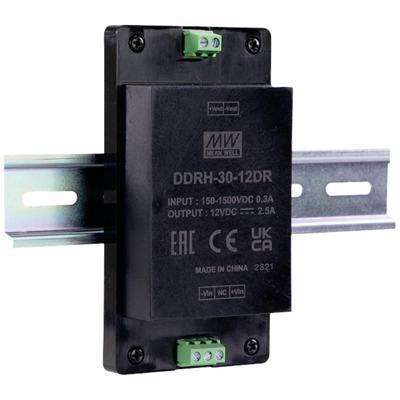 MEAN WELL DDRH-30-15DR DIN-rail DC/DC-converter 15 V/DC Aantal uitgangen:1 x Inhoud 1 stuk(s)