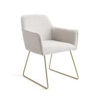 Jesper Home Eetkamerstoel 'Hofu' Slide Gold, kleur Checkers Charm - thumbnail