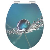 Schutte MDF High Gloss WC-bril WATER DROP met soft-close 80544 - thumbnail