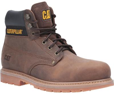 CAT Powerplant S3 Hoog P724629 | Werkschoen | Bruin | Maat 45 - 00.030.025.45 00.030.025.45