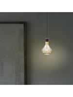 Light depot - combi fitting rond E27 - zwart / hout - Outlet - thumbnail