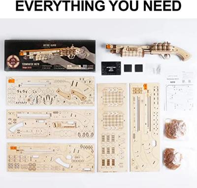 Robotime Terminator M870 Shotgun 3D puzzel Knutselen