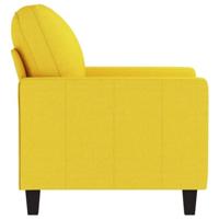 Fauteuil 60 cm stof lichtgeel - thumbnail