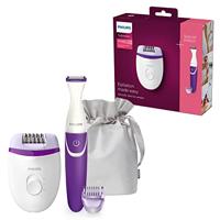 Philips BRP505/00 Satinelle Essential Epilator Paars/Wit - thumbnail