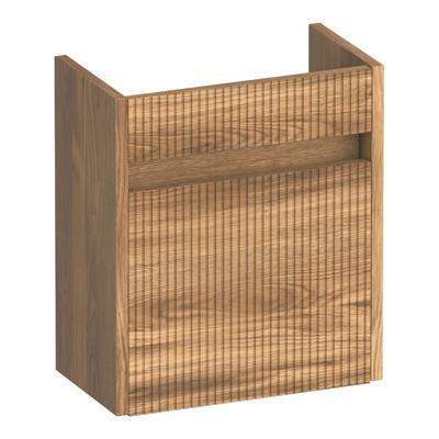 Brauer Adore Wavy Fonteinkast - 40 cm - 1 Deur - Greeploos - Linksdraaiend - Honey