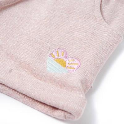Kindershorts met trekkoord 104 gemengd lichtroze Kindershorts met trekkoord 104 gemengd lichtroze