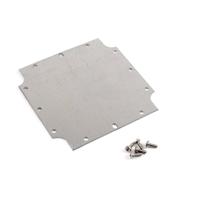 Hammond Electronics 1554VPL Montageplaat (l x b x h) 231 x 145 x 1 mm Plaatstaal Natuur 1 stuk(s) - thumbnail