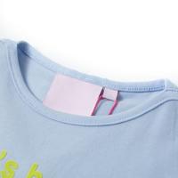 Kindershirt 104 lichtblauw - thumbnail